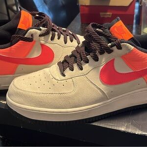 Nike Athletic Shoes in Cream and Orange